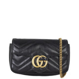 Gucci GG Marmont Matelasse Super Mini Shoulder Bag