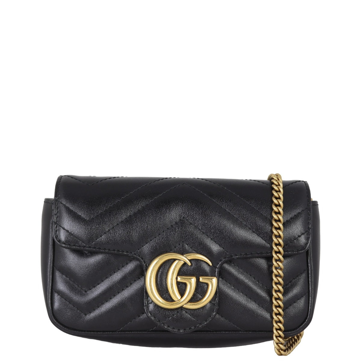 Gucci GG Marmont Matelasse Super Mini Shoulder Bag