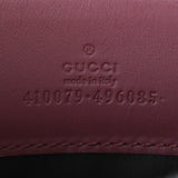 Gucci GG Supreme Blooms Zip Pouch Interior Stamp