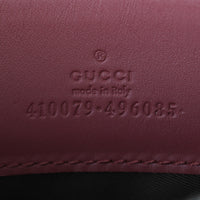 Gucci GG Supreme Blooms Zip Pouch Interior Stamp