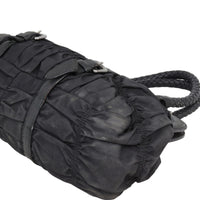 Prada Tessuto Gaufre Frame Tote