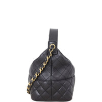 Chanel CC Quilted Hobo Bag