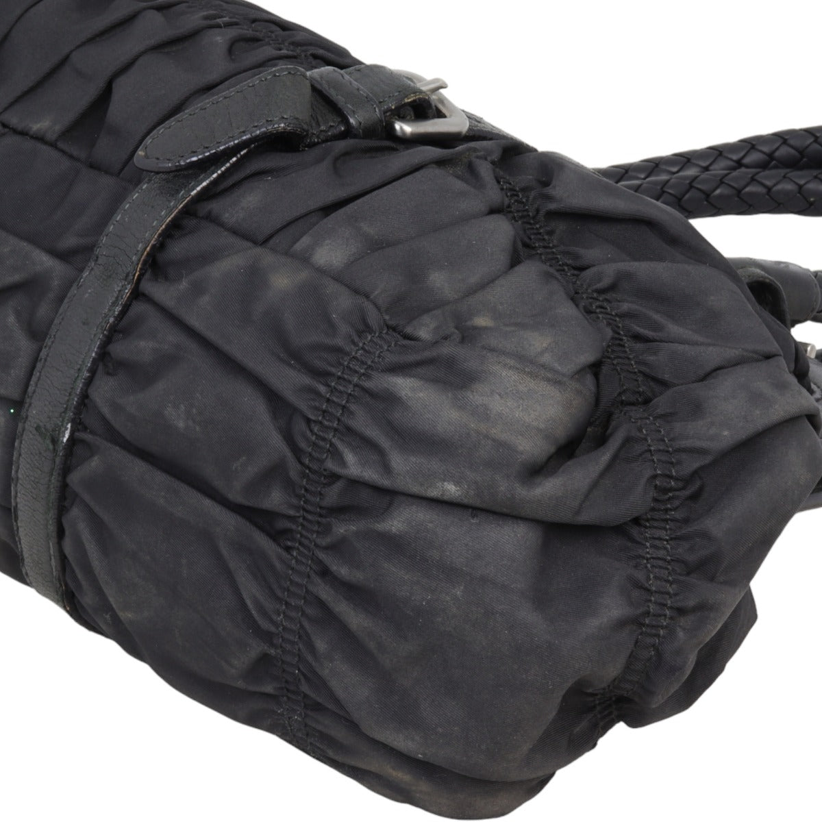 Prada Tessuto Gaufre Frame Tote