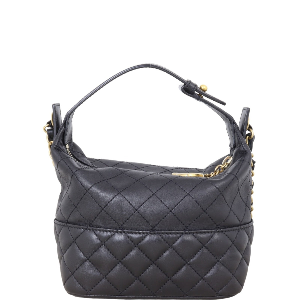 Chanel CC Quilted Hobo Bag
