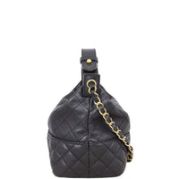 Chanel CC Quilted Hobo Bag
