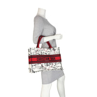 Dior Book Tote Medium DiorAmour Graffiti