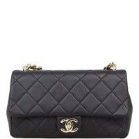 Chanel Elegant Plexi Double Chain Flap Bag