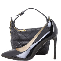 Chanel CC Quilted Hobo Bag