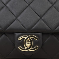 Chanel Elegant Plexi Double Chain Flap Bag