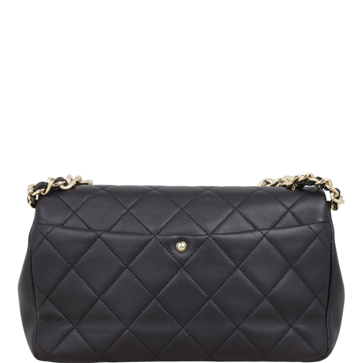 Chanel Elegant Plexi Double Chain Flap Bag