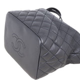 Chanel CC Quilted Hobo Bag