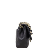 Chanel Elegant Plexi Double Chain Flap Bag