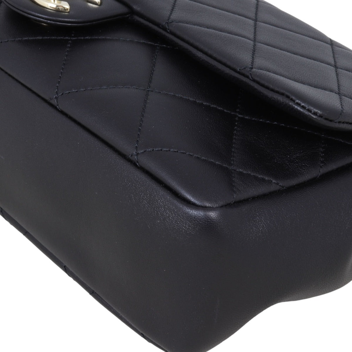 Chanel Elegant Plexi Double Chain Flap Bag