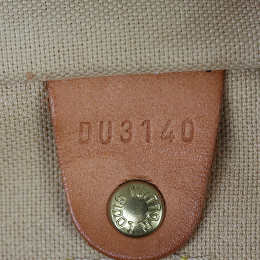 Louis Vuitton Speedy 35 Damier Azur Date Code