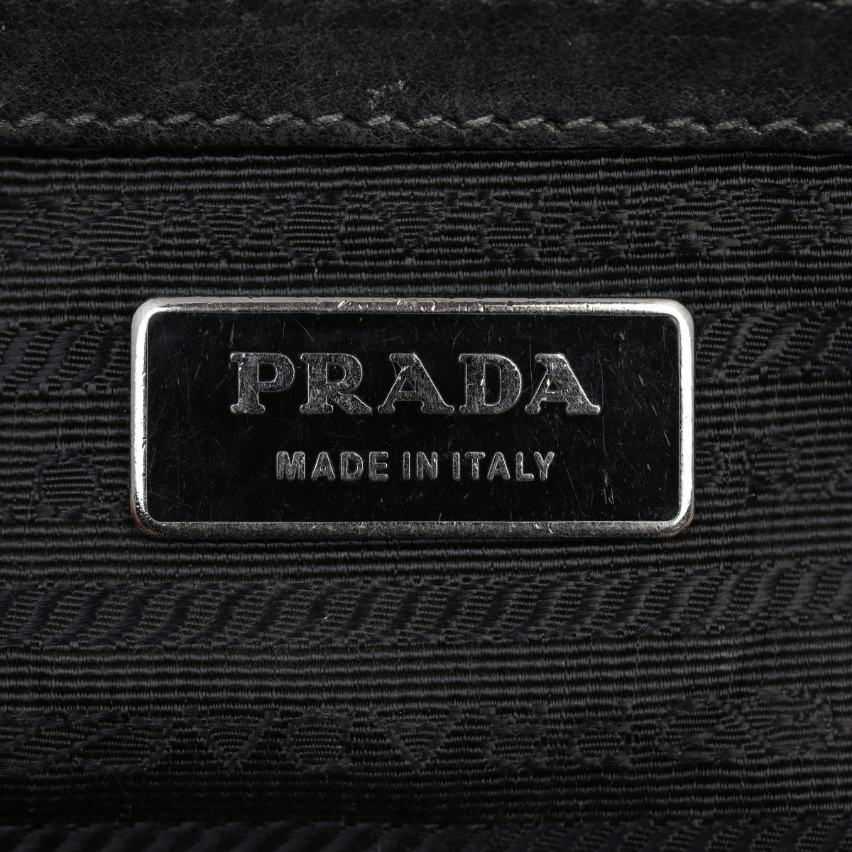 Prada Tessuto Gaufre Frame Tote
