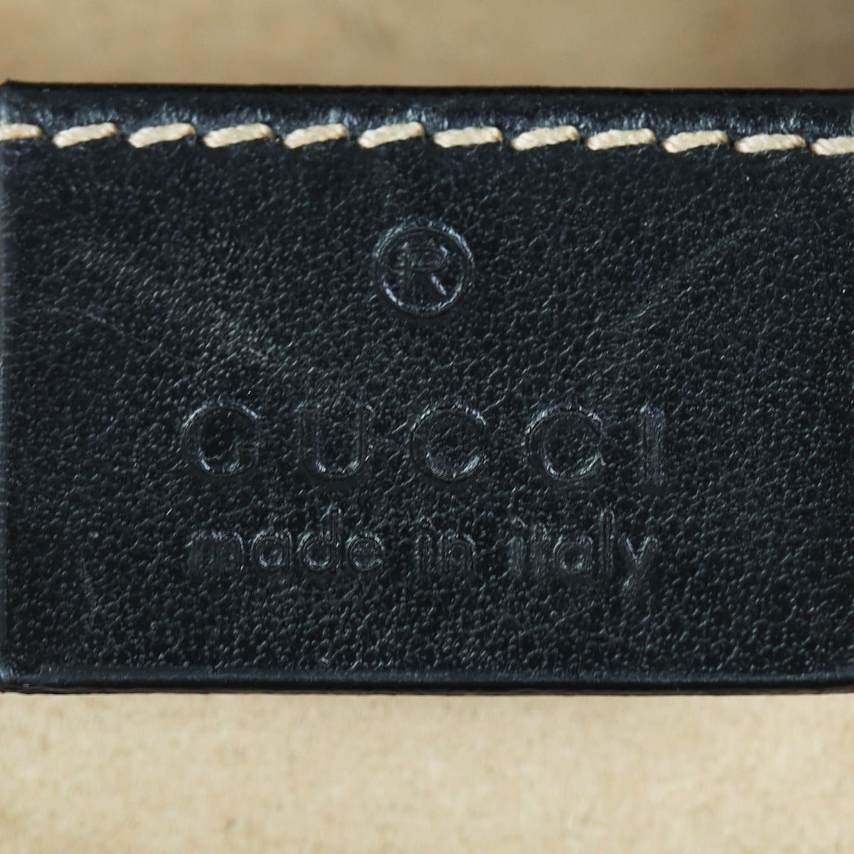 Gucci GG Marmont Small Camera Bag Interior Stamp