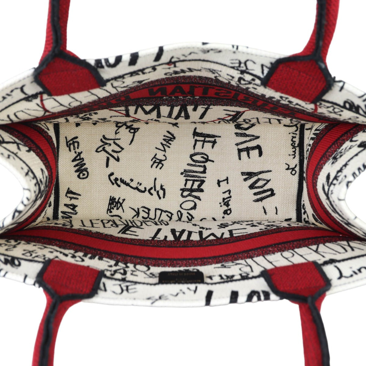 Dior Book Tote Medium DiorAmour Graffiti