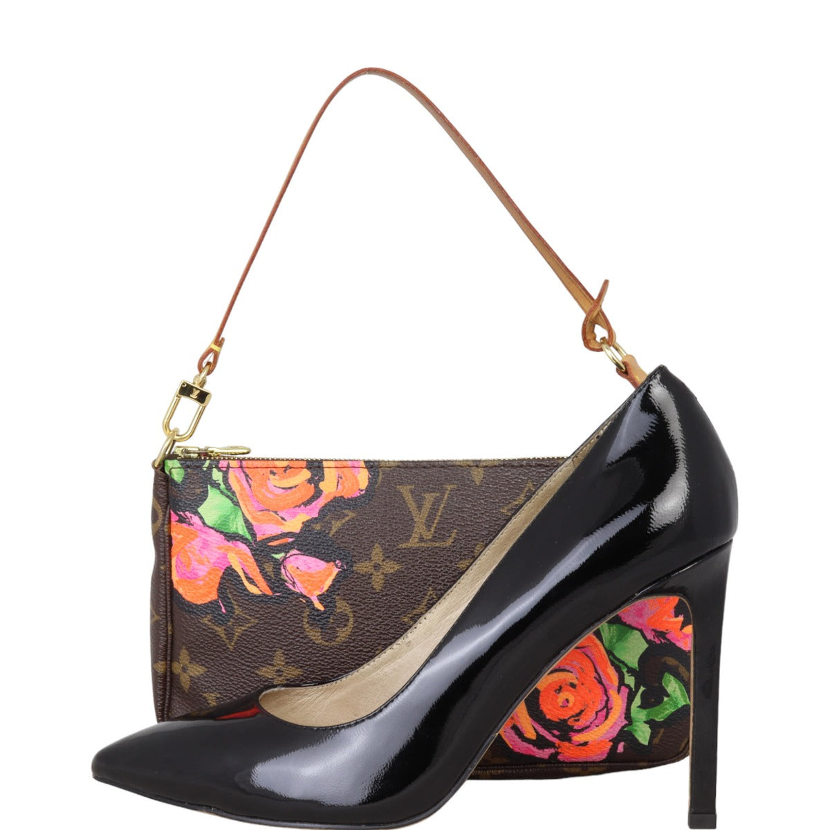 Louis Vuitton Pochette Accessoires Monogram Roses