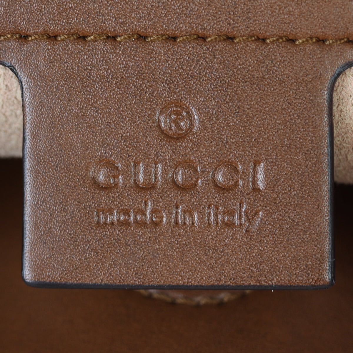 Gucci GG Supreme Eden Tote Small Interior Stamp