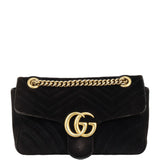 Gucci Marmont Velvet Small Shoulder Bag