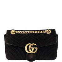 Gucci Marmont Velvet Small Shoulder Bag