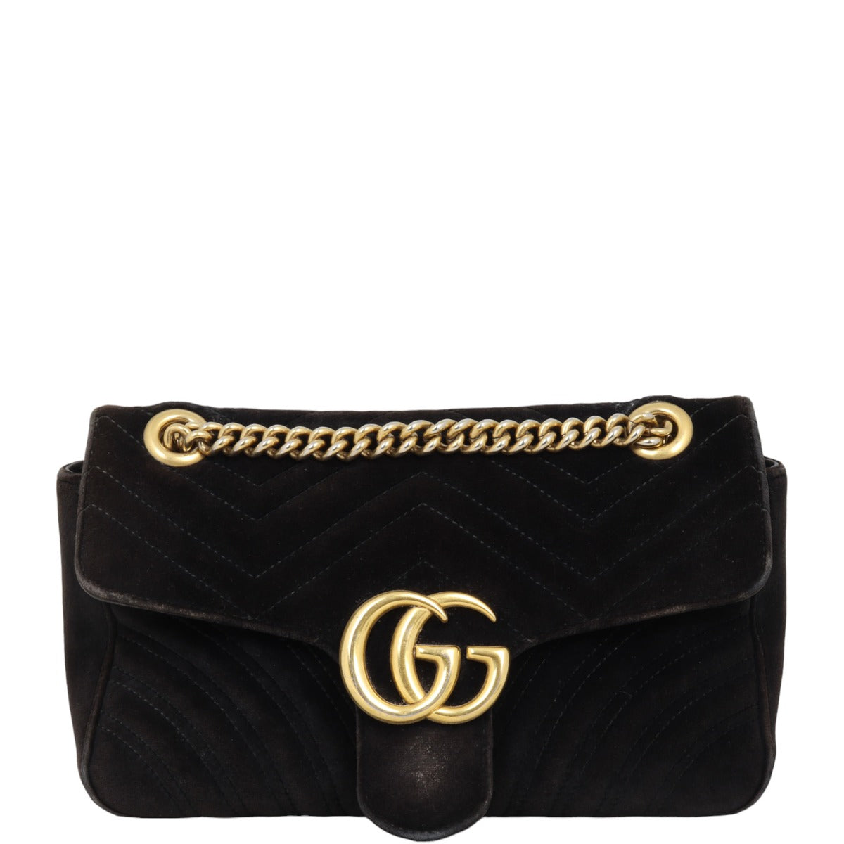 Gucci Marmont Velvet Small Shoulder Bag