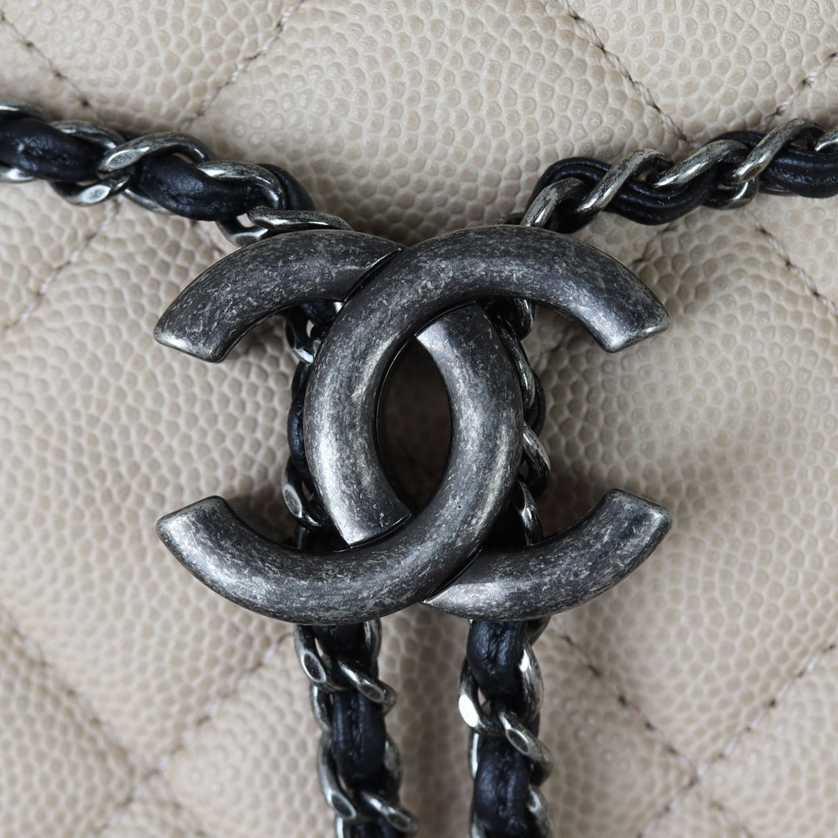 Chanel CC Quilted Bucket Bag Hardware
