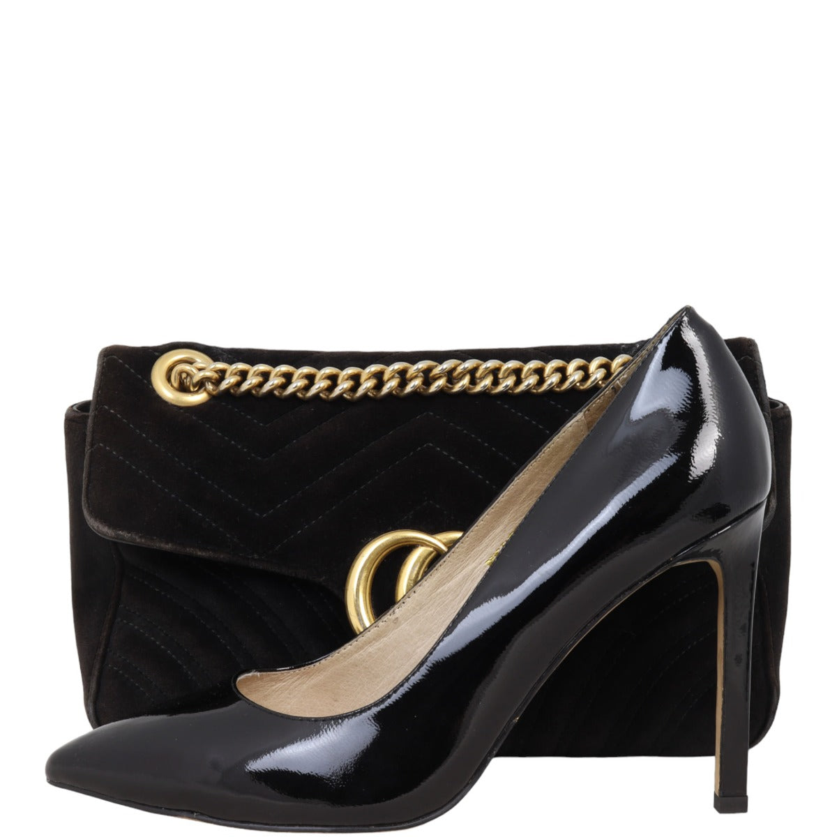 Gucci Marmont Velvet Small Shoulder Bag