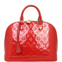 Louis Vuitton Alma PM Monogram Vernis | Cerise Red
