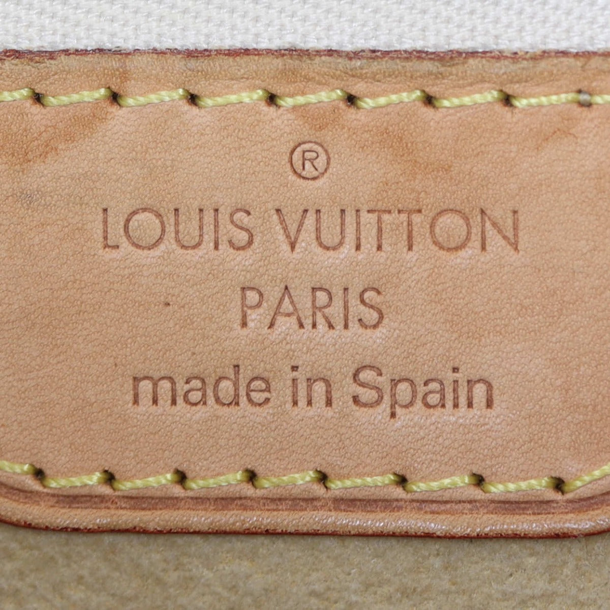 Louis Vuitton Hampstead PM Damier Azur Interior Stamp