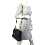 Chanel Maxi Jumbo XL Single Flap | Black