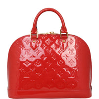 Louis Vuitton Alma PM Monogram Vernis | Cerise Red