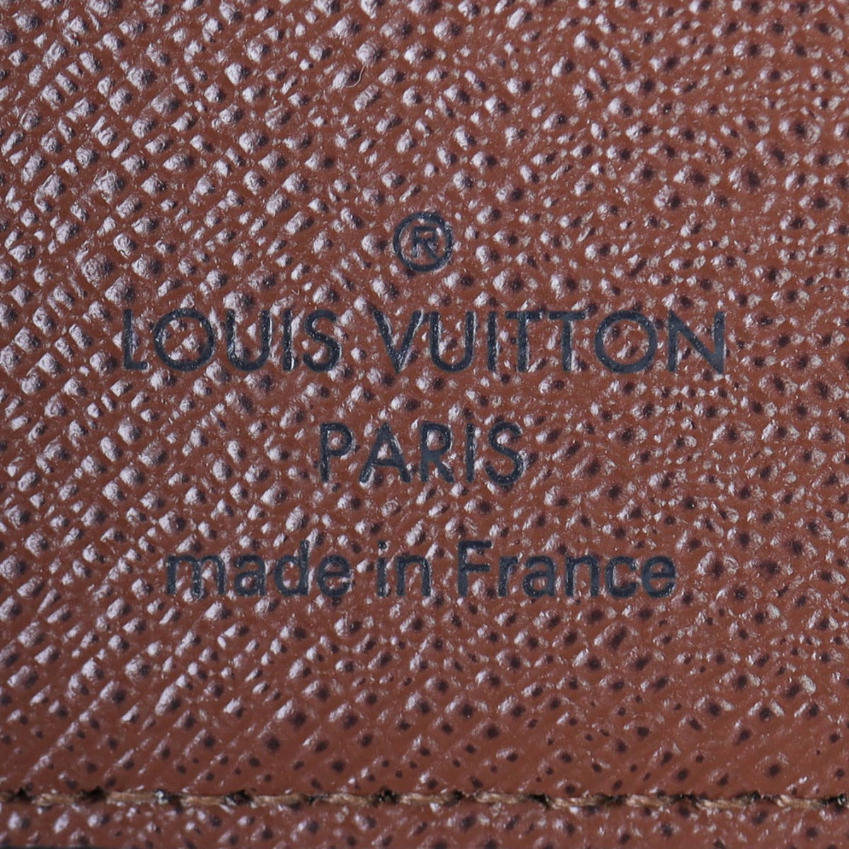 Louis Vuitton Medium Ring Agenda Cover Monogram Interior Stamp