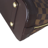 Louis Vuitton Alma PM Damier Ebene Corner Close Up