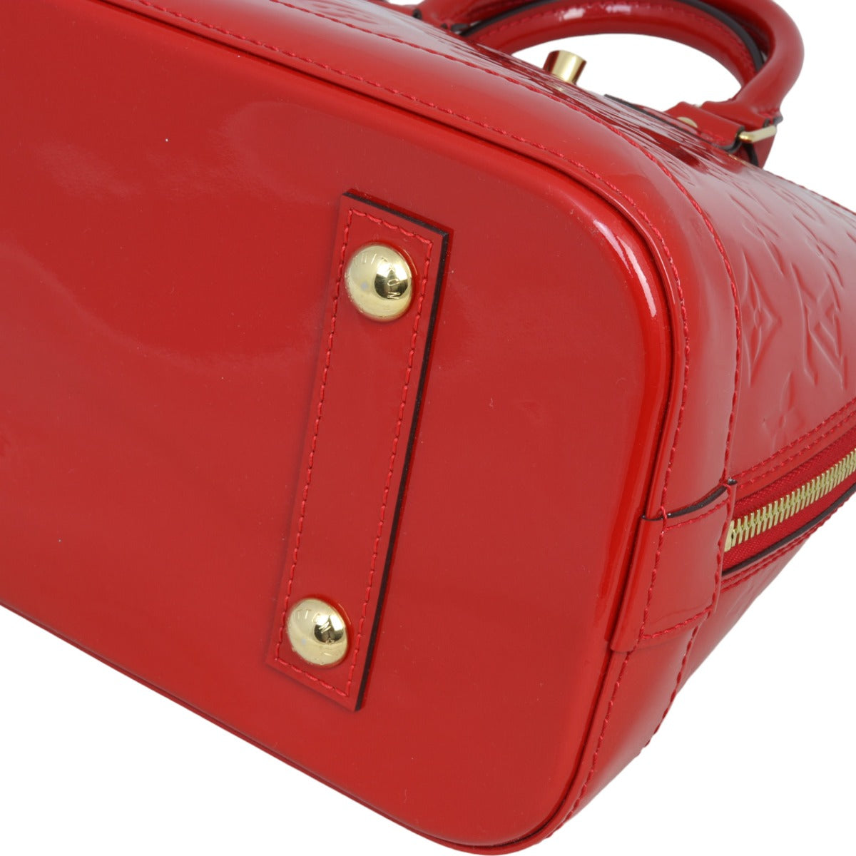 Louis Vuitton Alma PM Monogram Vernis | Cerise Red