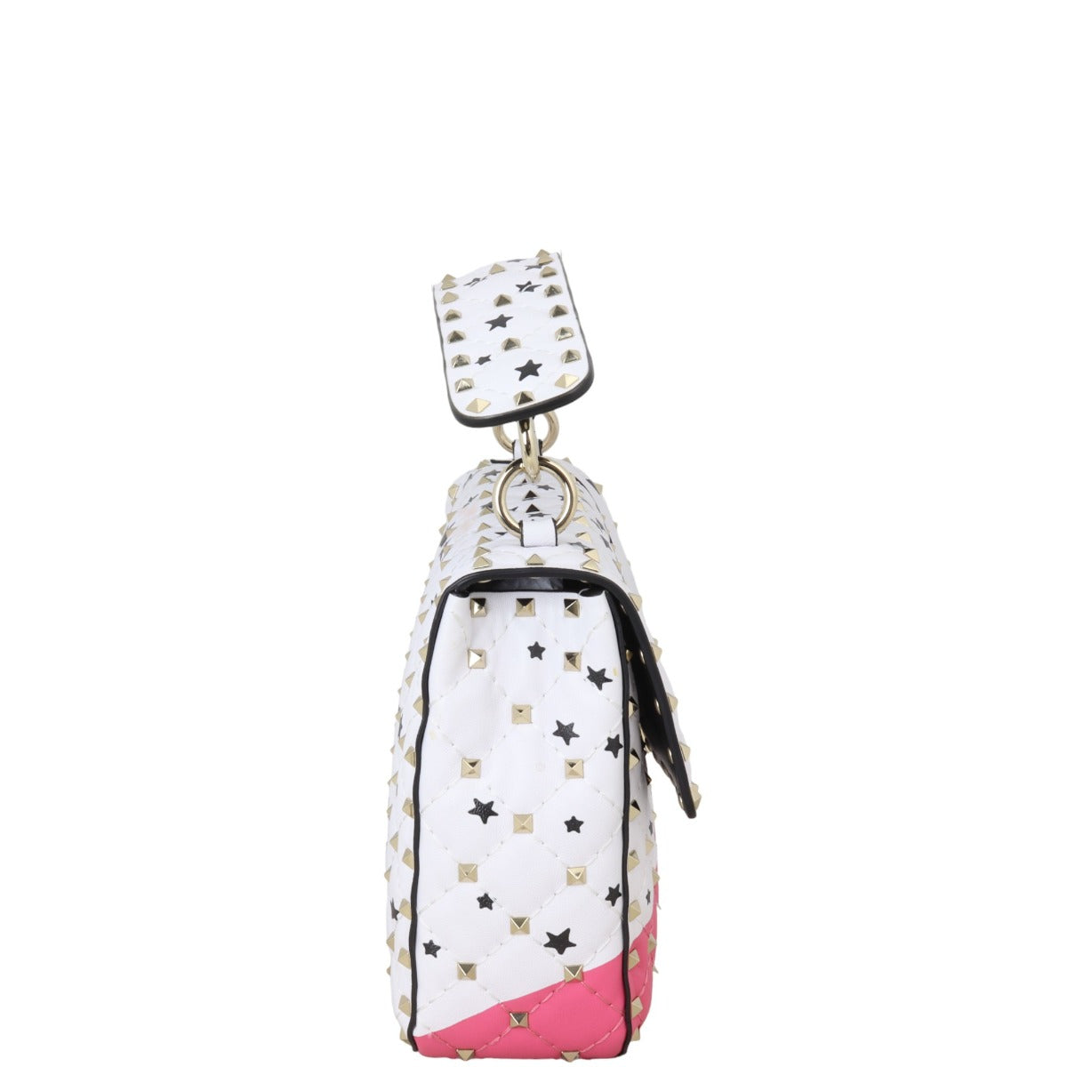 Valentino Rockstud Spike Star Medium Shoulder Bag