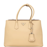 Prada Saffiano Cuir Twist Lock Tote