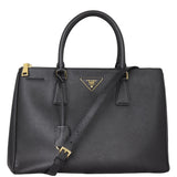 Prada Saffiano Lux Galleria Double Zip Tote Medium