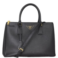 Prada Saffiano Lux Galleria Double Zip Tote Medium