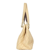 Chanel CC Quilted Canvas Tote