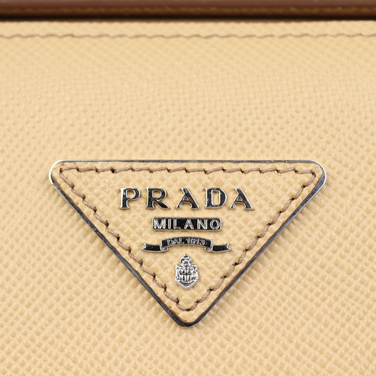 Prada Saffiano Cuir Twist Lock Tote