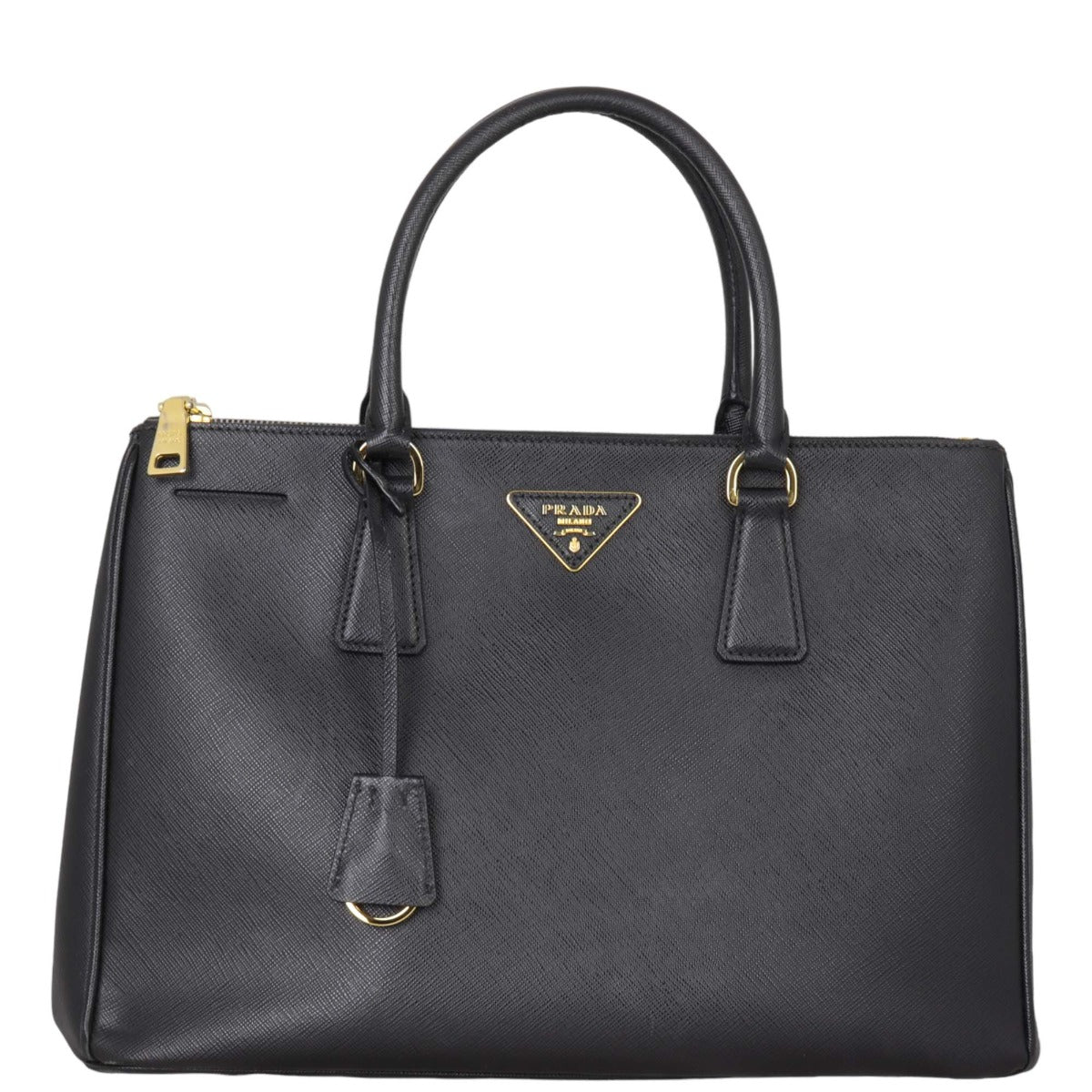 Prada Saffiano Lux Galleria Double Zip Tote Medium
