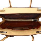 Prada Saffiano Cuir Twist Lock Tote