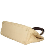 Chanel CC Quilted Canvas Tote