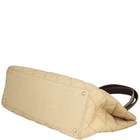 Chanel CC Quilted Canvas Tote