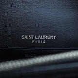 Saint Laurent Sunset Chain Wallet Croc Embossed Interior Stamp