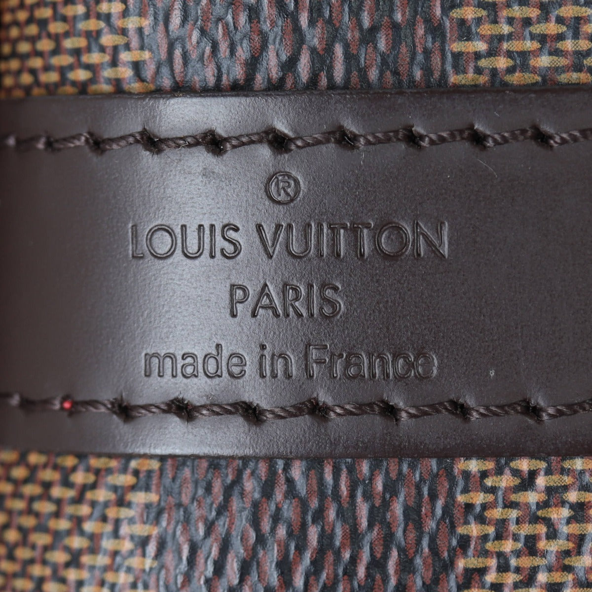 Louis Vuitton Speedy 30 Bandouliere Damier Ebene Interior Stamp