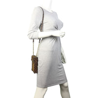 Louis Vuitton Vertical Trunk Pochette Monogram Reverse