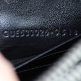 Saint Laurent Sunset Chain Wallet Croc Embossed Date Code