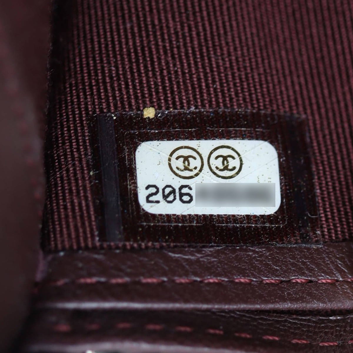 Chanel Classic Long Zipped Wallet Date code